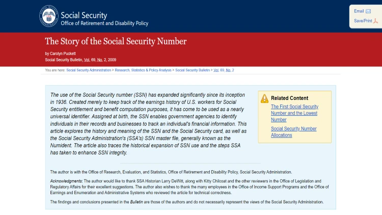 Social Security office webpage screenshot for how to locate person by social security number and SSN lookup. 