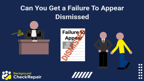 Man before a judge wonders can you get a failure to appear dismissed and what are the chances and defenses for failure to appear, as well as how to plead a case for recall.