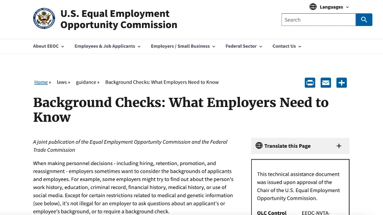 Image screenshot of background checks: what employers need to know