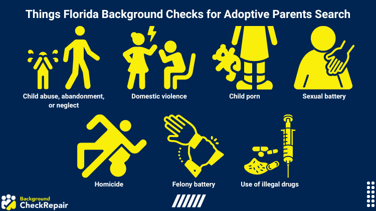 Graphic on things Florida background checks for adoptive parents search